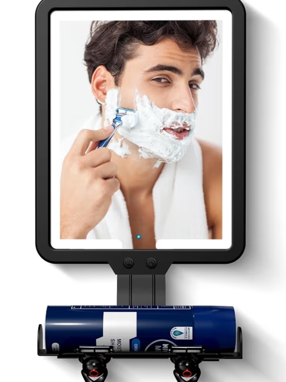 Lighted Shower Mirror Fogless for Shaving